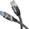 TECHLY ICOC U3A-RJ45-050 Καλώδιο USB 3.0 Male σε Ethernet RJ45 Male 5m