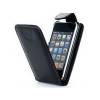 Μαύρη δερμάτινη θήκη Flip-Open για iPhone 3G/3GS Μαύρη δερμάτινη θήκη Flip-Open για iPhone 3G/3GS