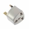 Universal to UK AC Power Plug Adapter Travel 3 pin UNITED KINGDOM T5 Άσπρο
