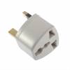 Universal to UK AC Power Plug Adapter Travel 3 pin UNITED  KINGDOM T5 White