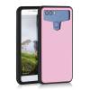 Universal Hard Case Silicone Backside for Smartphone 5.2 to 5.5 inch with Window pink (oem)