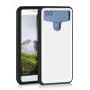 Universal Hard Case Silicone Backside for Smartphone 5.2 to 5.5 inch with Window white (oem)