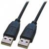 Καλώδιο USB , A αρσ. σε Α αρσ.   5.0mtr   Μαύρο CABLE-140HS (OEM)