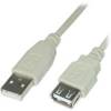 USB A male - USB A female 1.8m CABLE-143 (OEM)