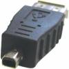 USB adapter, USB A female - 4 polig mini male Τύπος B (OEM)