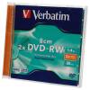 DVD-RW 1.4GB 2x 8cm VERBATIM JEWEL CASE 3 PCS