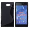 Sony Xperia M2 D2303 TPU Gel S-Line Case Black (OEM)