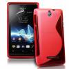 Sony Xperia E / dual Θήκη Σιλικόνης TPU S-line - Red Sony Xperia E / dual Θήκη Σιλικόνης TPU S-line - Red
