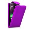 Sony Xperia SP M35h - Leather Flip Case Purple (OEM)