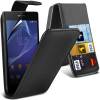 Sony Xperia Z3  - Leather Flip Case Black (OEM)