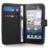 Huawei Ascend Y330 - Leather Wallet Case Balck (OEM)