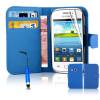 Samsung Galaxy Young 2 (G130) - Leather Wallet Case Blue (OEM)