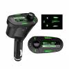 QP0026 - Car Kit MP3 Player FM Transmitter LCD Backlight Display Remote Control USB SD MMC Slo (Green)