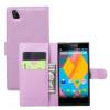 ZTE Blade Vec 4G - Leather Wallet Stand Case Pink (OEM)