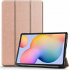 Tri-Fold Flip Cover Δερματίνης Ροζ Χρυσό (Galaxy Tab S6 Lite 10.4)