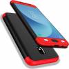 Bakeey™ Full Body Hard PC Case 360° Samsung Galaxy J5 2017 Red/Black