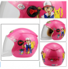 Full face Pink Motorcycle Helmet with POKEMON des for city Use 9-12 Yearsς μηχανής SAFE για αστική χρήση Απευθύνεται σε αναβάτες scooter και παπιών