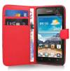 Δερμάτινη Θήκη/Πορτοφόλι για HTC One (M8s) Κόκκινο (ΟΕΜ)