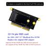 μαυρο 22+34 pin ssd macbook pro A1708 2016 2017 M-key M2 NVME sata adapter