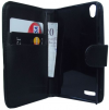 Leather Wallet Case for Huawei Ascend P6 Black (OEM) Leather Wallet Case for Huawei Ascend P6 Black (OEM)