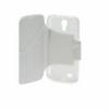 Samsung Galaxy Core 2 G355HN - Leather Wallet Case White (Ancus)