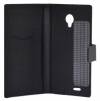 Leather Case Book Ancus Stick it for Doogee Dagger DG550 - Black (Ancus)