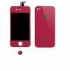 iPhone 4 LCD + Touch Screen + Frame Assembly + Home Button & Back Cover - Φούξια iPhone 4 LCD + Touch Screen + Frame Assembly + Home Button & Back Cover - Φούξια
