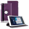 Leather Rotating Case for Asus Memo Pad 8 (ME181C) Purple ()