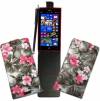Nokia Lumia 1520 - Δερμάτινη Θήκη Flip Γκρί Με Ρόζ Λουλούδια (OEM) Nokia Lumia 1520 - Δερμάτινη Θήκη Flip Γκρί Με Ρόζ Λουλούδια (OEM)