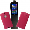 Nokia Lumia 1520 - Δερμάτινη Θήκη Flip Φούξια (OEM)