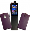 Nokia Lumia 1520 - Leather Flip Case Purple (OEM)