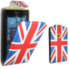 Nokia Lumia 520/525 Δερμάτινη Θήκη Flip Σημαία Αγγλίας NL520LFCFE ΟΕΜ