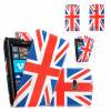 Nokia Lumia 625 - Leather Flip Case UK Flag (OEM)