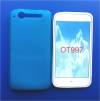 TPU Gel Case for Alcatel One Touch OT-997 Light Blue (OEM)