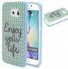 Samsung Galaxy S6 Edge + G928F - TPU Gel Case Enjoy your life (OEM)