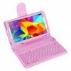 Leather Bluetooth with Keyboard Stand Case for Samsung Galaxy Tab 4 7 SM-T230 Pink (OEM)