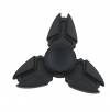 BLCR Three-Spinner Fidget Toy "Crab Legs" Aluminium Alloy 3 minute EDC Hand Spinner for Autism and ADHD Black