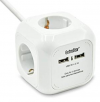 EXTRA STAR Πολύμπριζο Κύβος 1,5m 4 θέσεων με Δύο Θύρες USB Powercube λευκό EXTRA STAR Πολύμπριζο Κύβος 1,5m 4 θέσεων με Δύο Θύρες USB Powercube λευκό