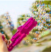 Outdoor toy with soap bubbles Pink color, weapon (oem)