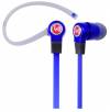 BEEVO-BV-EM200 - headphones lice metallic with Microphone Blue (BEEVO)