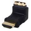 HDMI male to 270degree hooked HDMI female adapter VC-011 (OEM) HDMI male to 270degree hooked HDMI female adapter VC-011 (OEM)