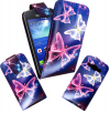 Samsung Galaxy Ace 3 S7272 Leather Flip Case Blue WIth Butterflies SGA3S7272LFCBB OEM Samsung Galaxy Ace 3 S7272 Leather Flip Case Blue WIth Butterflies SGA3S7272LFCBB OEM
