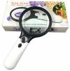 Led   / Magnifier 6902AB with 3 Led Lights 2 Optical Lens Hand-held Color Black and White (oem)