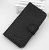 Δερμάτινη Θήκη Πορτοφόλι για Alcatel One Touch S'Pop OT 4030d Μαύρο (ΟΕΜ)