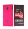 Plastic Cover Case for Sony Xperia P Magenta