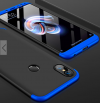 Bakeey&#8482; Full Body Hard PC Case 360° Xiaomi Redmi Note 5/ Note 5 Pro Blue/Black