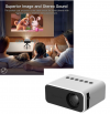 Wownect T500 Mini Projector LED WITH SPEAKERS white