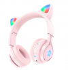 Hoco W39 Wireless/Wired Over Ear Children's Headphones with 10 Hours of Operation Pink