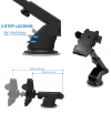 Βάση για κινητό αυτοκινήτου Silicone sucker 327 black and grey (OEM)