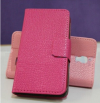 Leather Flip Case for Alcatel One Touch X'Pop 5035D Magenta (OEM)